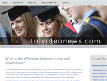 Tablet Screenshot of italvideonews.com